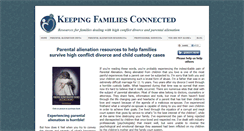 Desktop Screenshot of keepingfamiliesconnected.org