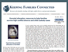 Tablet Screenshot of keepingfamiliesconnected.org